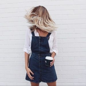ZARA Overall Denim Dress